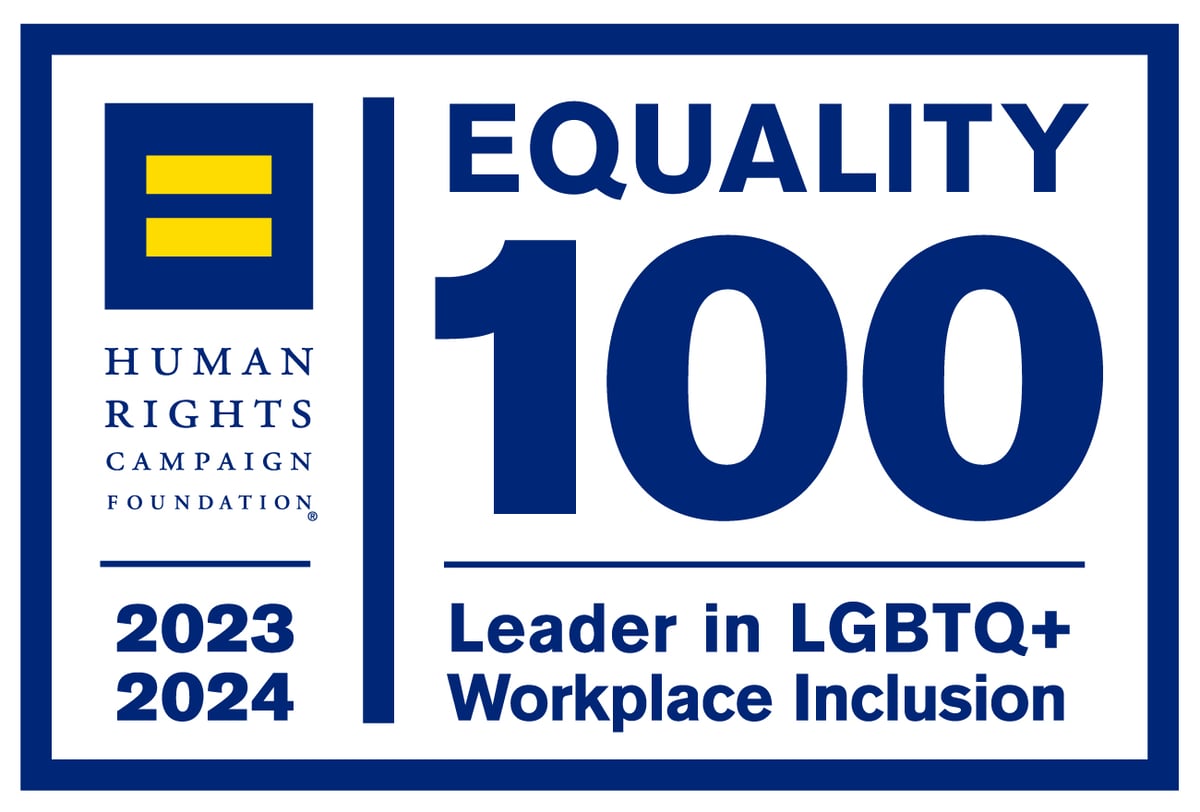 Equality 100 - Leader in LGBTQ+ Workplace Inclusion